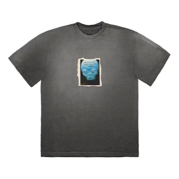 T-paita Cactus Jack by Travis Scott Travis Scott Alien Graphic T-Shirt Harmaa | CJFN-SS43