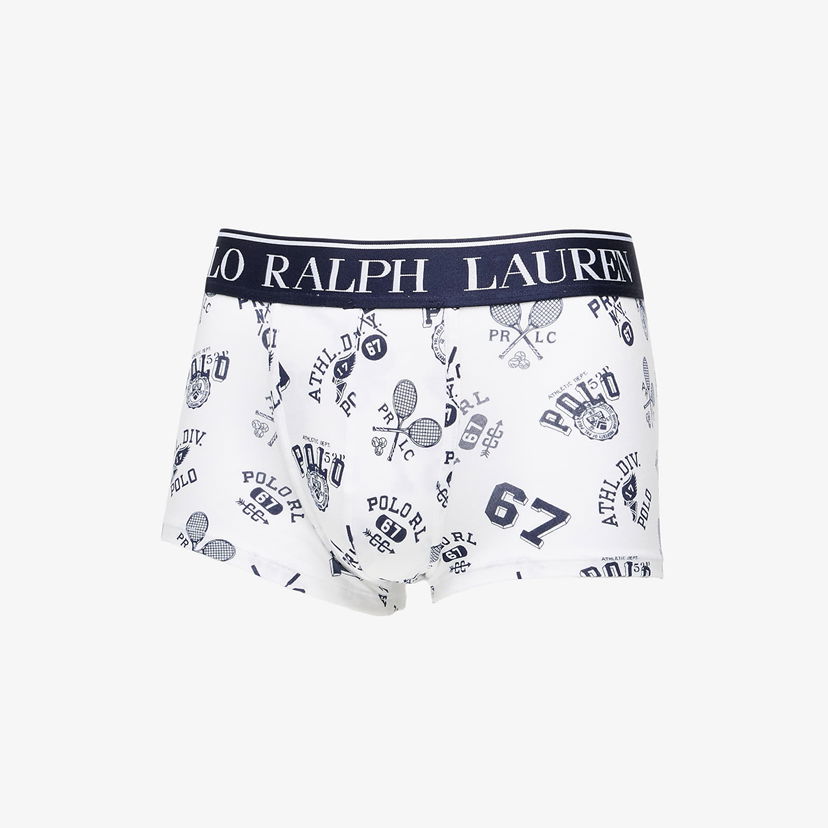 Nyrkkeilijät Polo by Ralph Lauren Ralph Lauren Printed Trunks Valkoinen | 714965504002