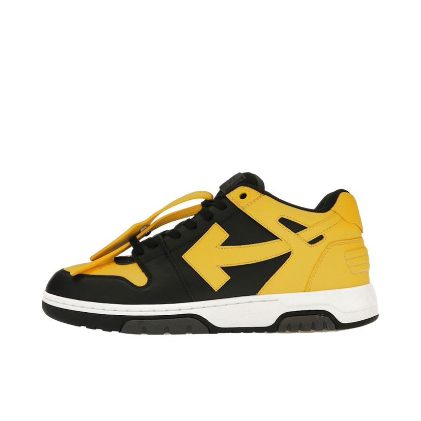 Tennarit ja kengät Off-White Out Of Office OOO Low Tops Black Yellow Keltainen | OMIA189F22LEA0011018