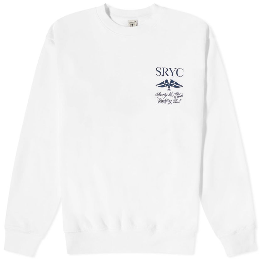 Villapaita Sporty & Rich Yacht Club Crew Sweat Harmaa | CR884WH