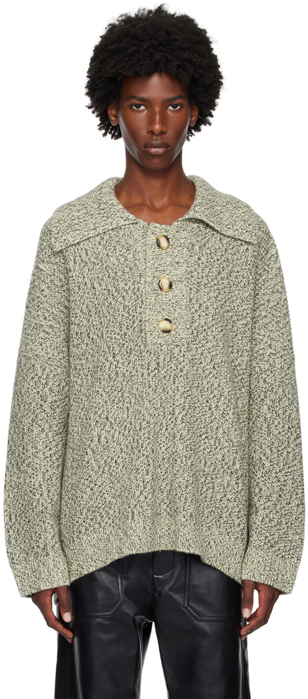 Villapaita Nanushka Delier Knit Sweater Harmaa | NU24PFSW00699