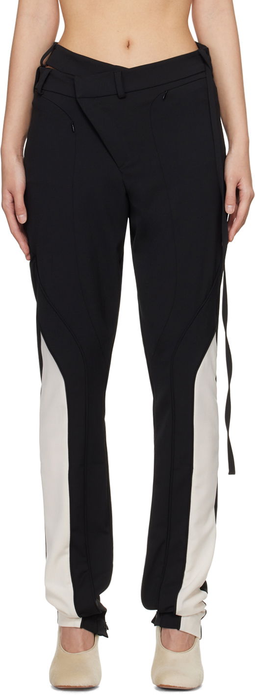 Housut Ottolinger Ottolinger Asymmetric Trousers Musta | 2303501