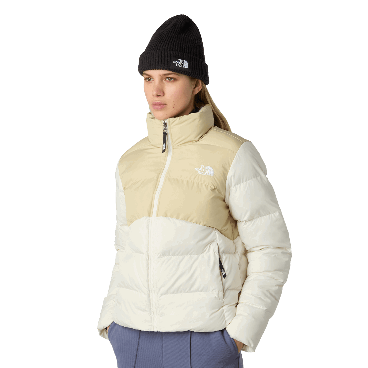 Puffer takki The North Face Saikuru Down Jacket Beige | NF0A89JDTIU1, 0