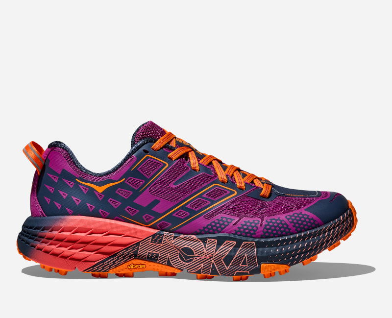 Tennarit ja kengät Hoka One One Speedgoat 2 Trail Size 8 Violetti | 1162710-WRC