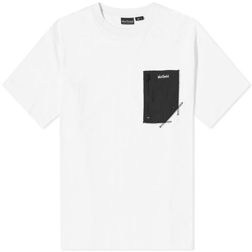 T-paita Wild things Camp Pocket T-Shirt Valkoinen | WT241-24-WHT
