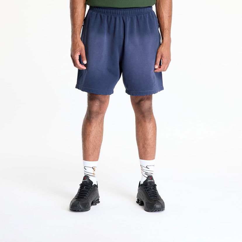 Shortsit Nike Solo Swoosh French Terry Shorts Tummansininen | IB8955-451
