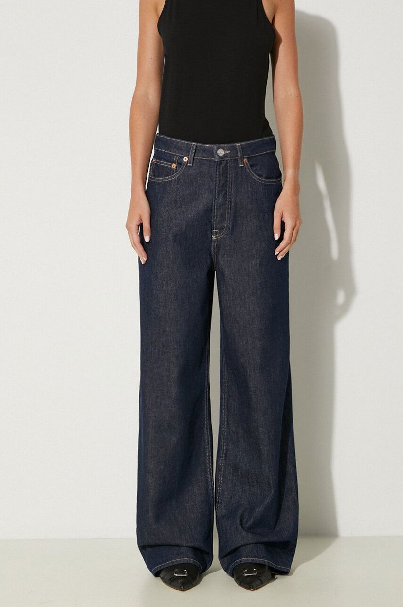 Jeans Samsoe Samsoe Samsoe Samsoe SHELLY Wide Leg Jeans Sininen | F23400141