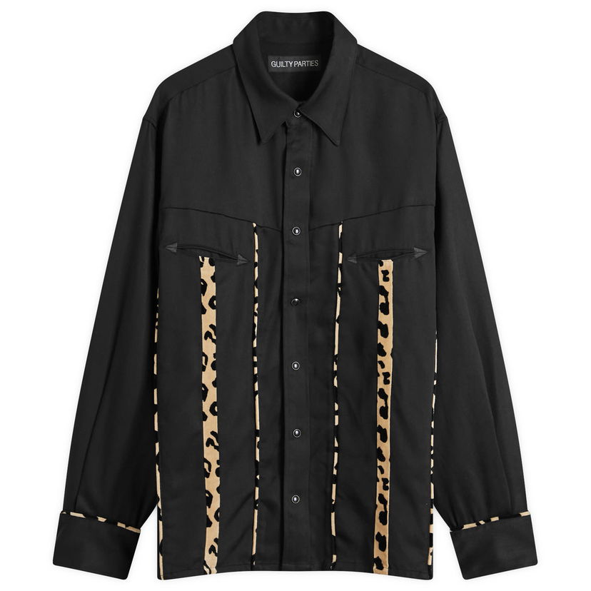 Paita WACKO MARIA Western Musta | 24FW-WMS-WS03-BLK