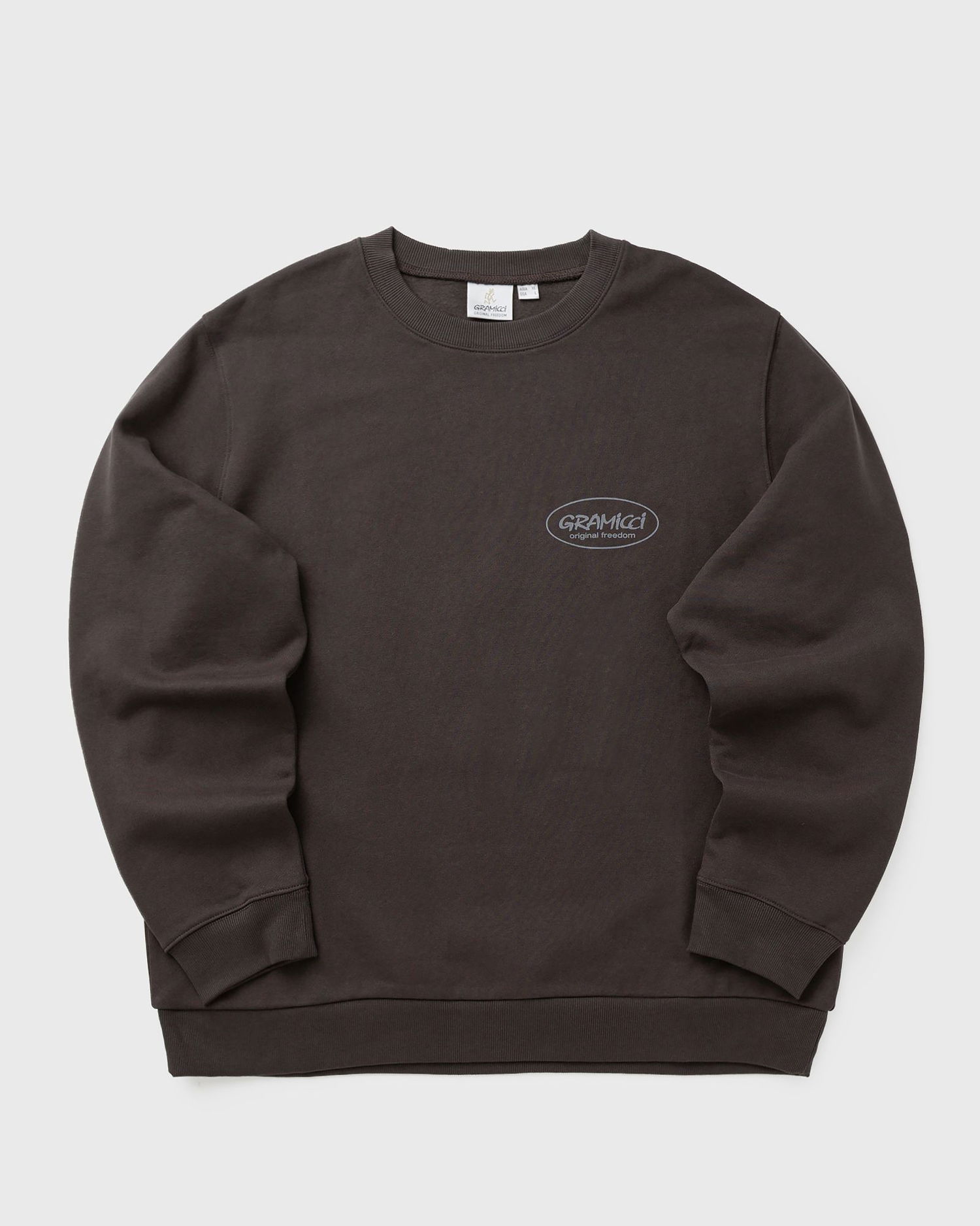 Huppari GRAMICCI Original Freedom Crewneck Sweatshirt Ruskea | G5FU-J093-DEEP-BROWN, 0