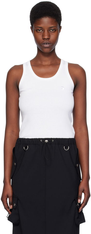 Tankkitoppi Coperni Coperni Embroidered Tank Top Valkoinen | COPJS12510, 0