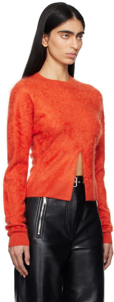 Villapaita Nanushka Nanushka Kloe Fuzzy Crewneck Sweater Oranssi | NW25RSSW10222, 1