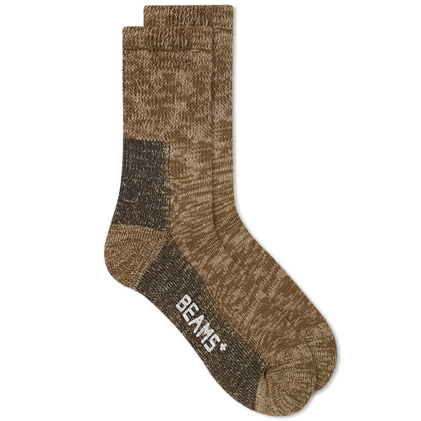 Sukat BEAMS Beams Plus Outdoor Socks Ruskea | 3843-0018-479-65