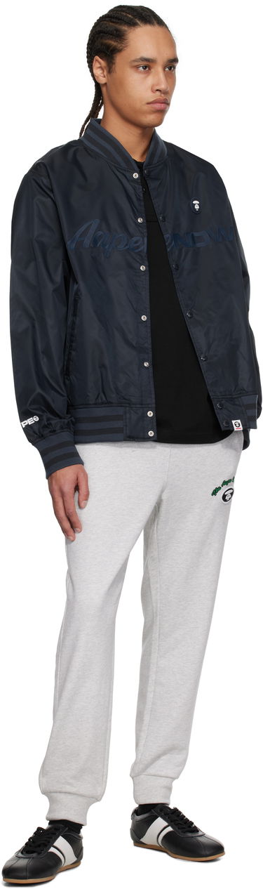 Bomber-takki AAPE by A Bathing Ape AAPE by A Bathing Ape 'AAPE Now' Varsity Bomber Jacket Tummansininen | AAPLJM7702XXNNYD, 3