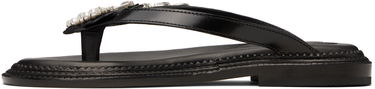 Tennarit ja kengät Simone Rocha Simone Rocha Embellished Flower Flip-Flops Musta | SLD54B 0740, 2