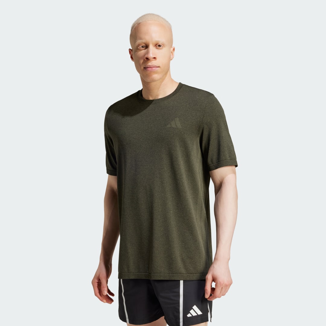 T-paita adidas Performance Train Essentials Structure T-Shirt Vihreä | IS6929, 0