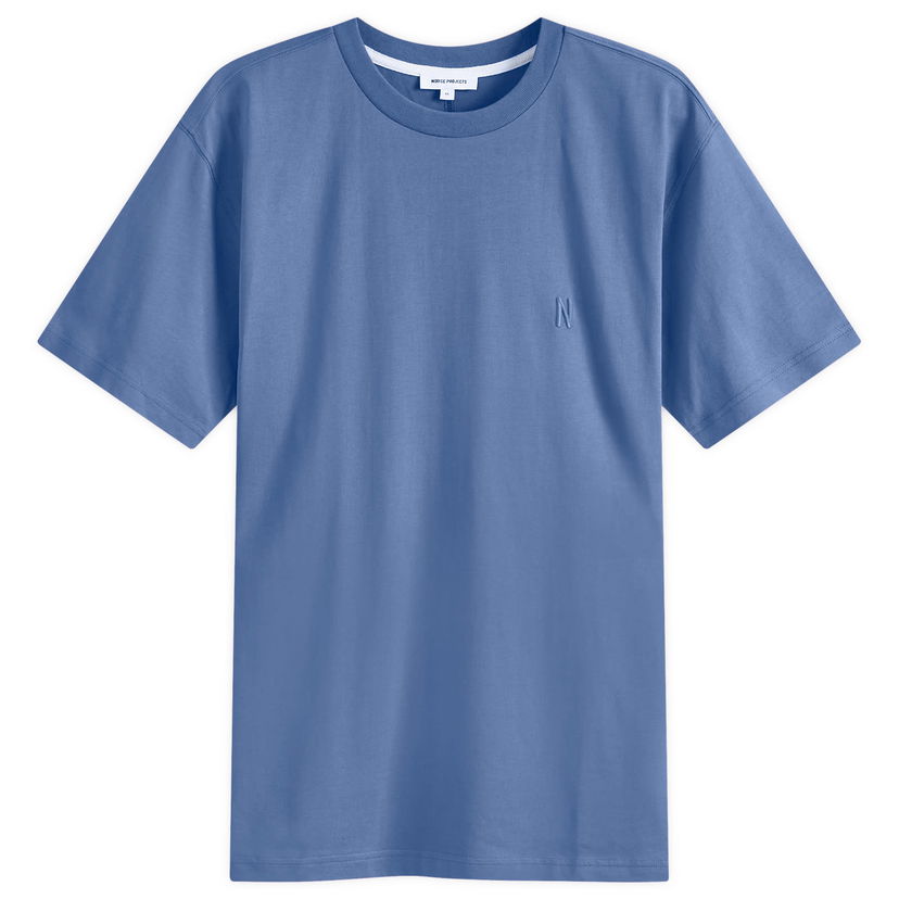 T-paita NORSE PROJECTS Johannes Organic N Sininen | N01-0643-7187