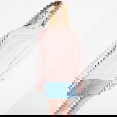 Huppari GUESS GUESS Triangle Glitter Sweatshirt Vaaleanpunainen | W5BQ11KC8I1-G66B, 0