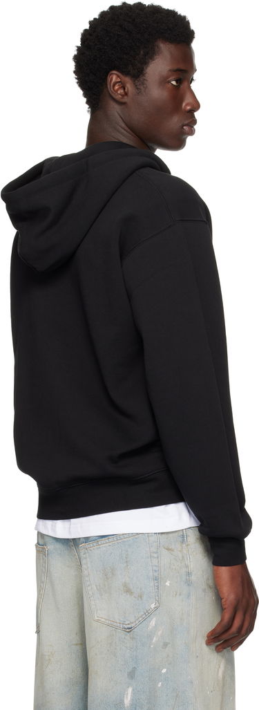 Huppari Dime Cursive Small Logo Zip Hoodie Musta | DIMESU2549BLK, 2