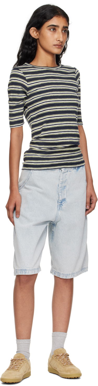 T-paita YMC YMC Striped Tee Tummansininen | Q6YMK, 3