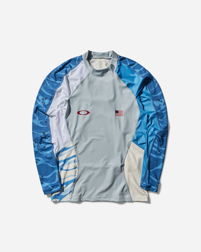T-paita OAKLEY Team USA Surfing Rashguard Gray Harmaa | FOA407814 23B