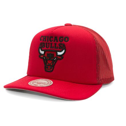Korkki Mitchell & Ness Chicago Bulls Evergreen Trucker Hat Punainen | HT8032-CBURED1