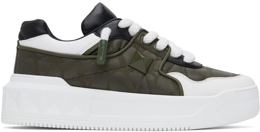 Tennarit ja kengät Valentino Valentino Garavani One Stud XL Low-Top Vihreä | 5Y2S0G37ZKD