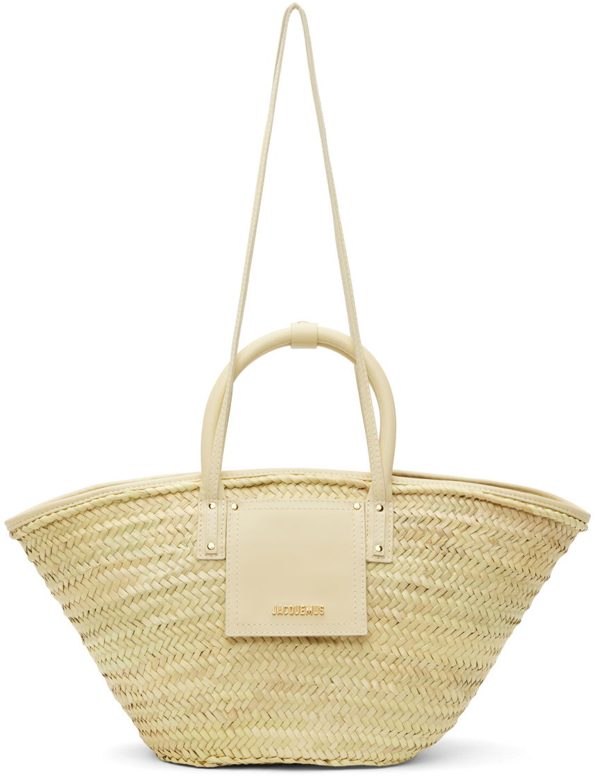 Kangaskassi Jacquemus 'Le Panier Soli' Tote Bag Beige | 23E223BA045-3060, 0
