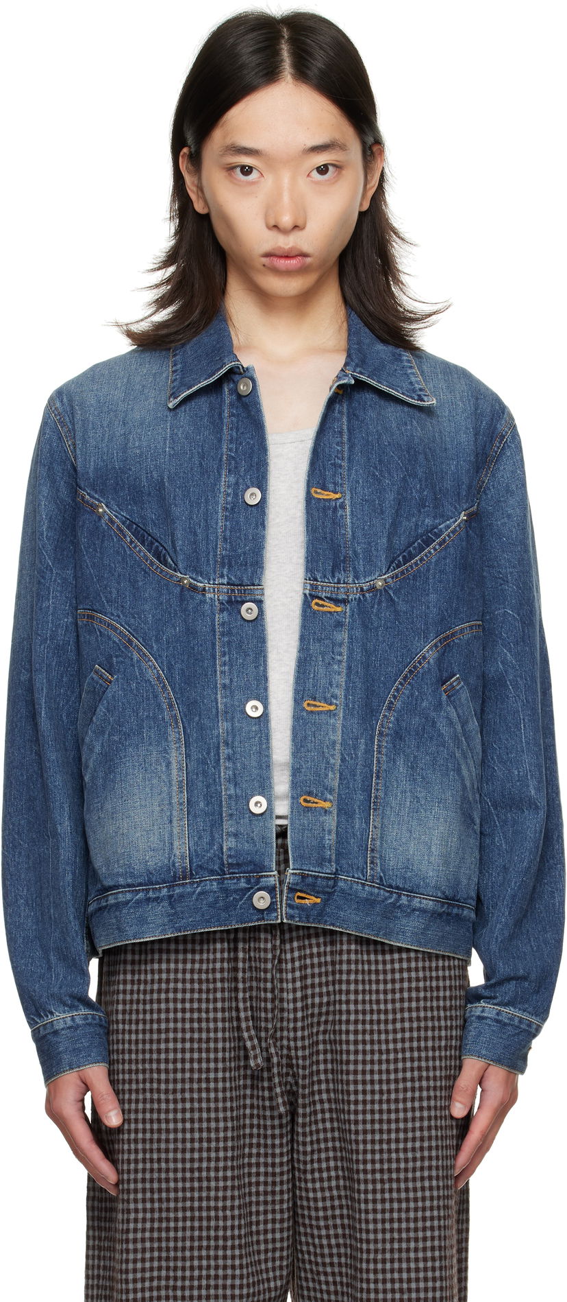 Takki sage NATION SAGE NATION Jiji Denim Jacket Sininen | S084 DENIM JIJI JACKET DENIM I