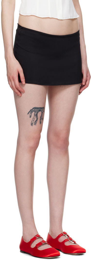Hame GUIZIO Guizio Micro Miniskirt Musta | C00301K021, 1