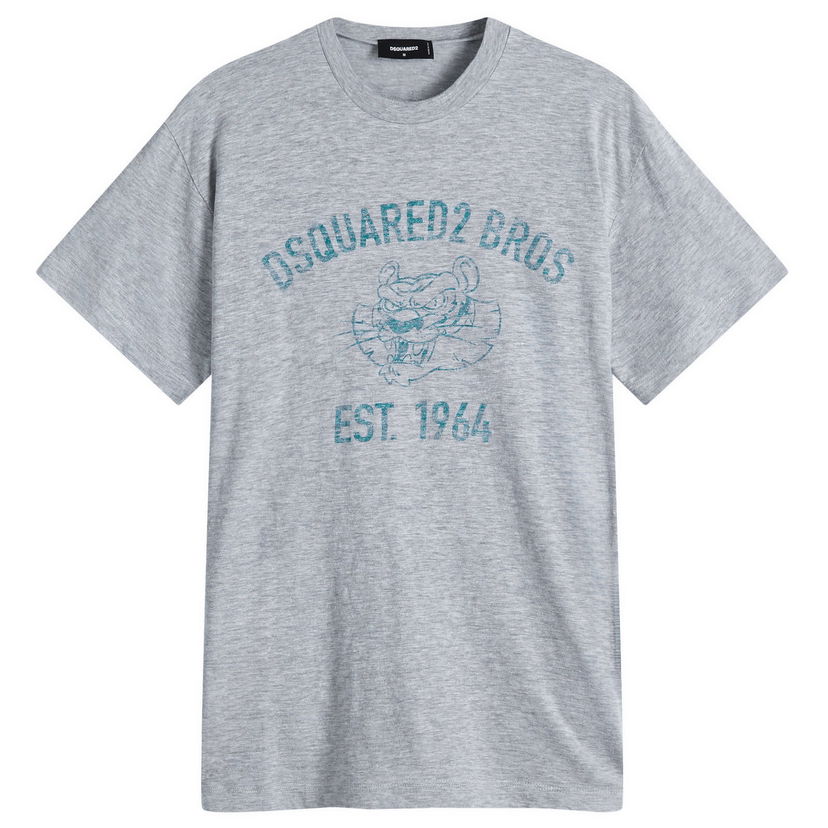 T-paita DSQUARED2 Cool Fit Graphic T-Shirt in Grey Harmaa | S74GD1381-S22146-857M