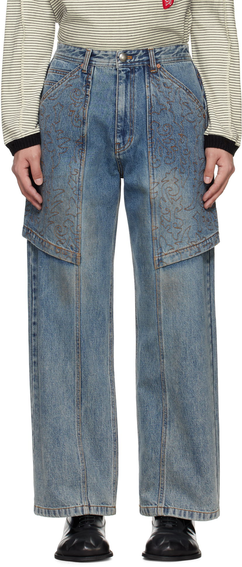 Jeans Andersson Bell Andersson Bell Embroidery Wrap Jeans Sininen | apa782m