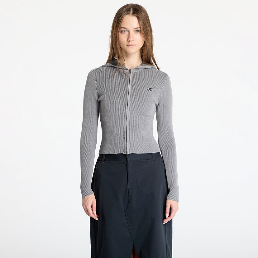 Villapaita DAILY PAPER Daily Paper Women's Rib Knit Hoodie Harmaa | 2511085