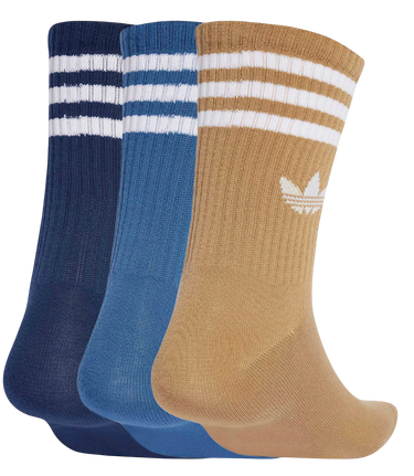 Sukat adidas Performance 3-Stripes Crew Socks - 3 Pairs Ruskea | JZ4941, 2