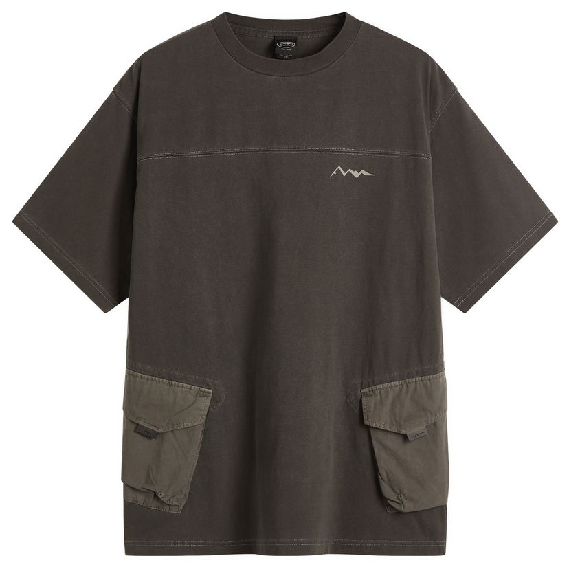 T-paita Manastash Manastash Disarmed T-Shirt with Pockets, Size Large Harmaa | 7925135002-010
