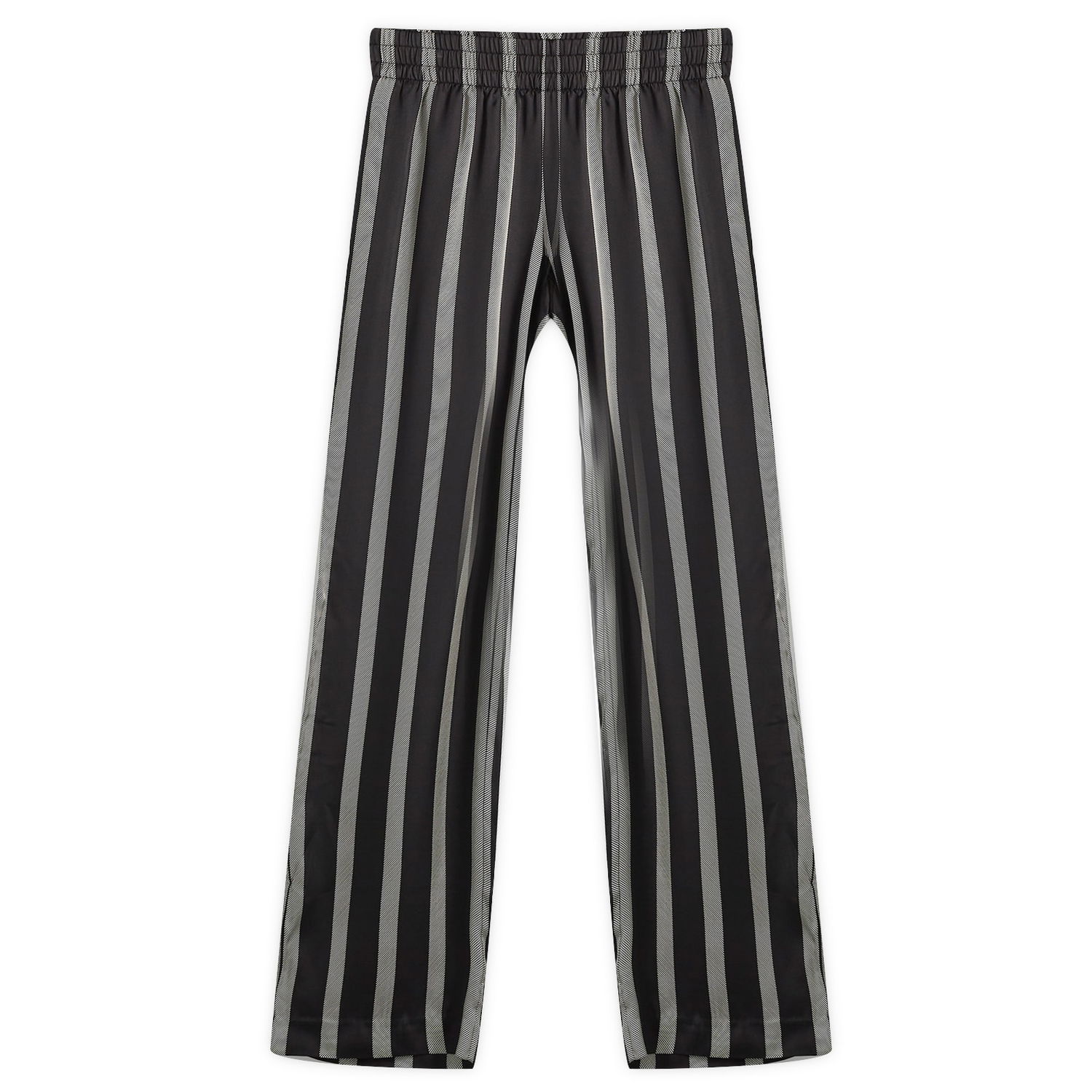 Housut Anine Bing Soto Striped Wide Leg Pants, Size Medium Musta | A-03-10420-PRT31, 0