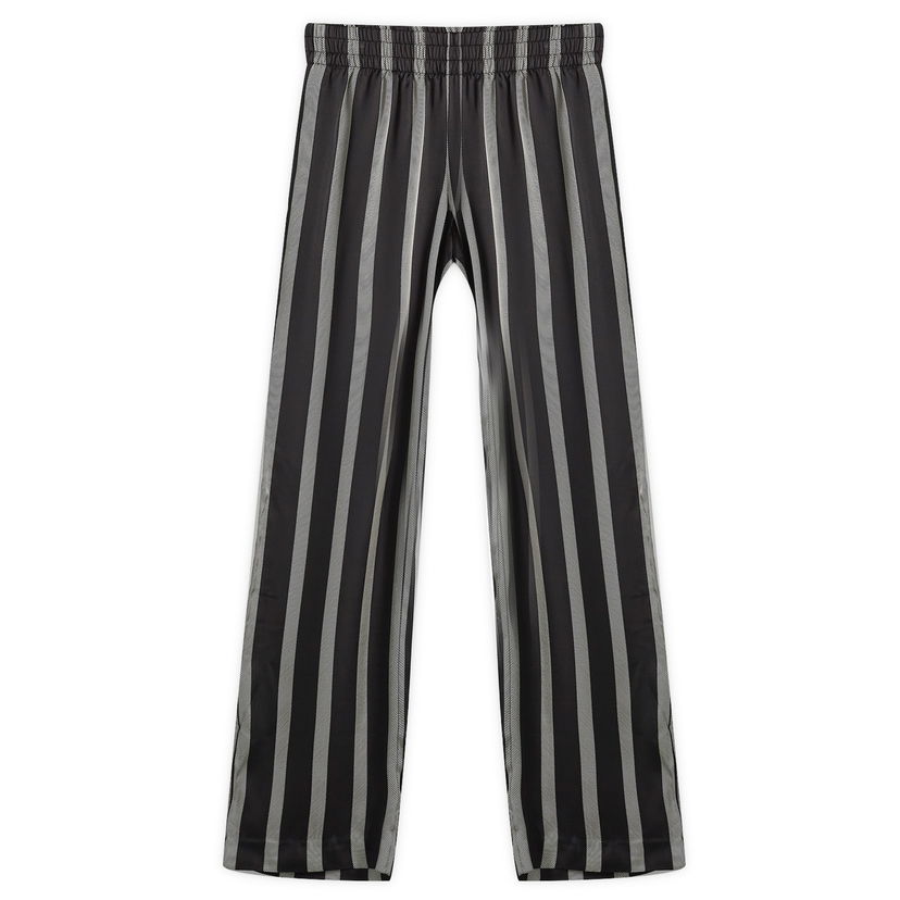 Housut Anine Bing Soto Striped Wide Leg Pants, Size Medium Musta | A-03-10420-PRT31
