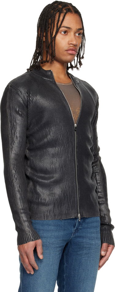 Takki Diesel K-Dargy-D Ribbed Zip-Up Jacket Musta | A19472-0JLBA-900A, 1