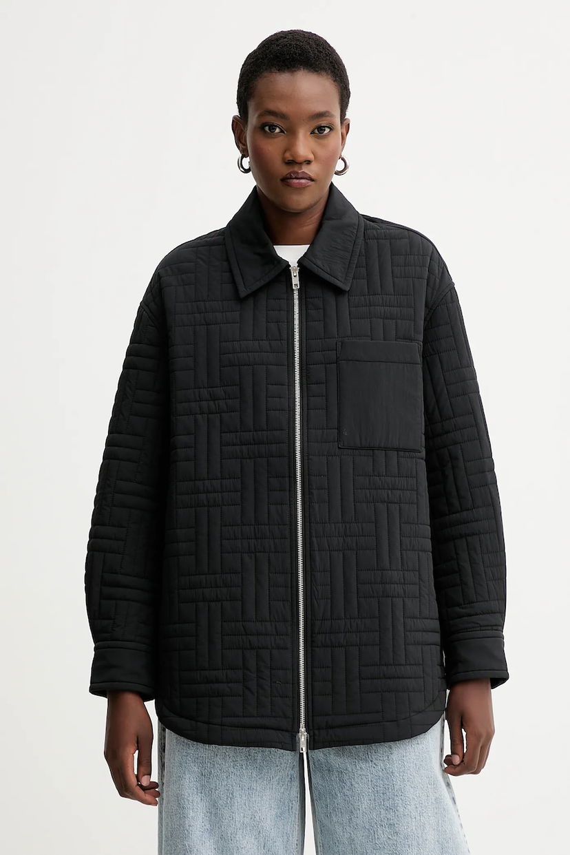 Takki KENZO Kenzo Oversize Quilted Jacket Musta | FF62BL2399NN