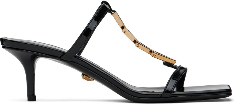 Asusteet Versace Versace Patent Heeled Sandals Musta | 1018735_D2VE_1B00V