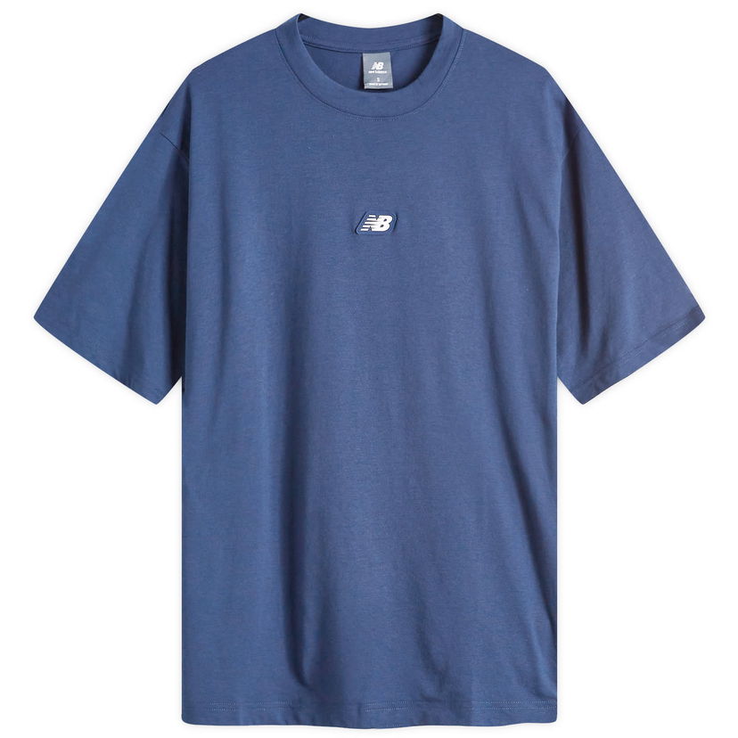 T-paita New Balance Women's Hoops On Court T-Shirt Size Small Sininen | MT44586-NNY