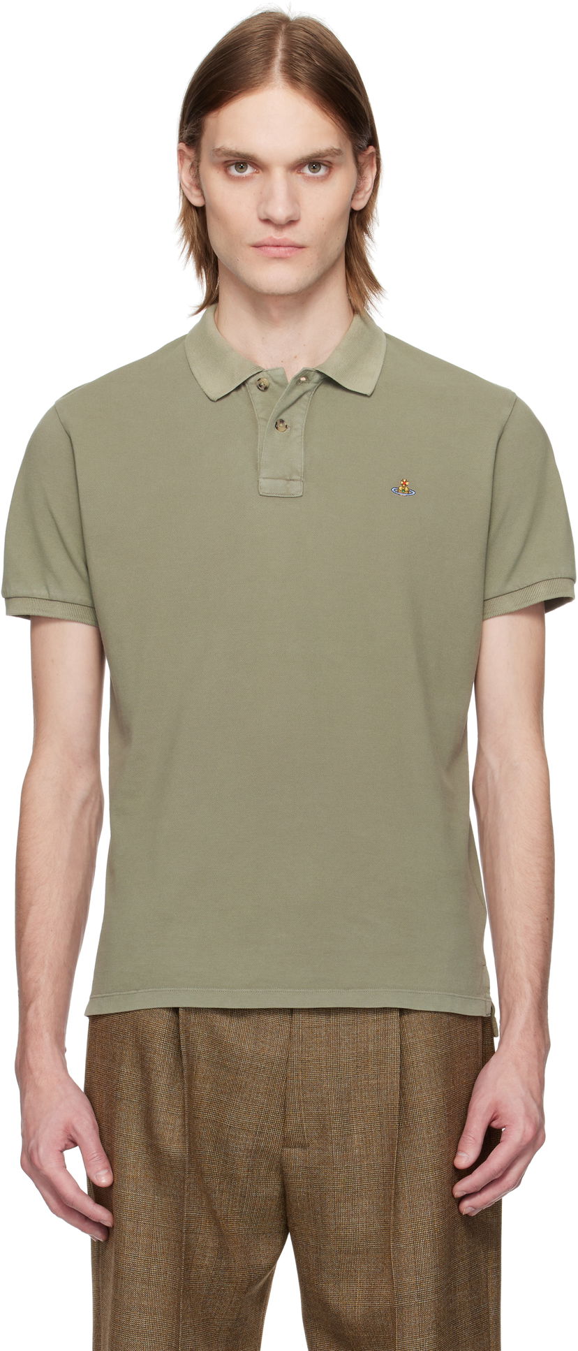 Poolopaita Vivienne Westwood Vivienne Westwood Classic Polo Vihreä | 2H01000I-J009F-