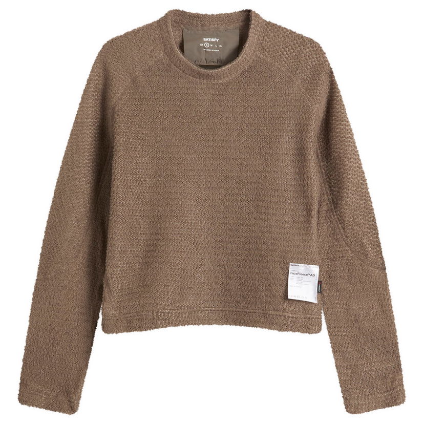 Huppari Satisfy GhostFleece AD Long T-Shirt Ruskea | 21020-FA