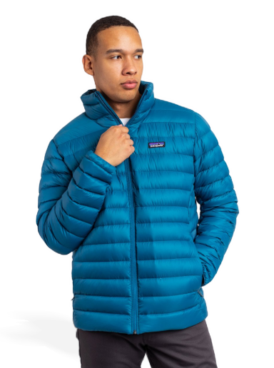 Puffer takki Patagonia Down Sweater Sininen | 84675