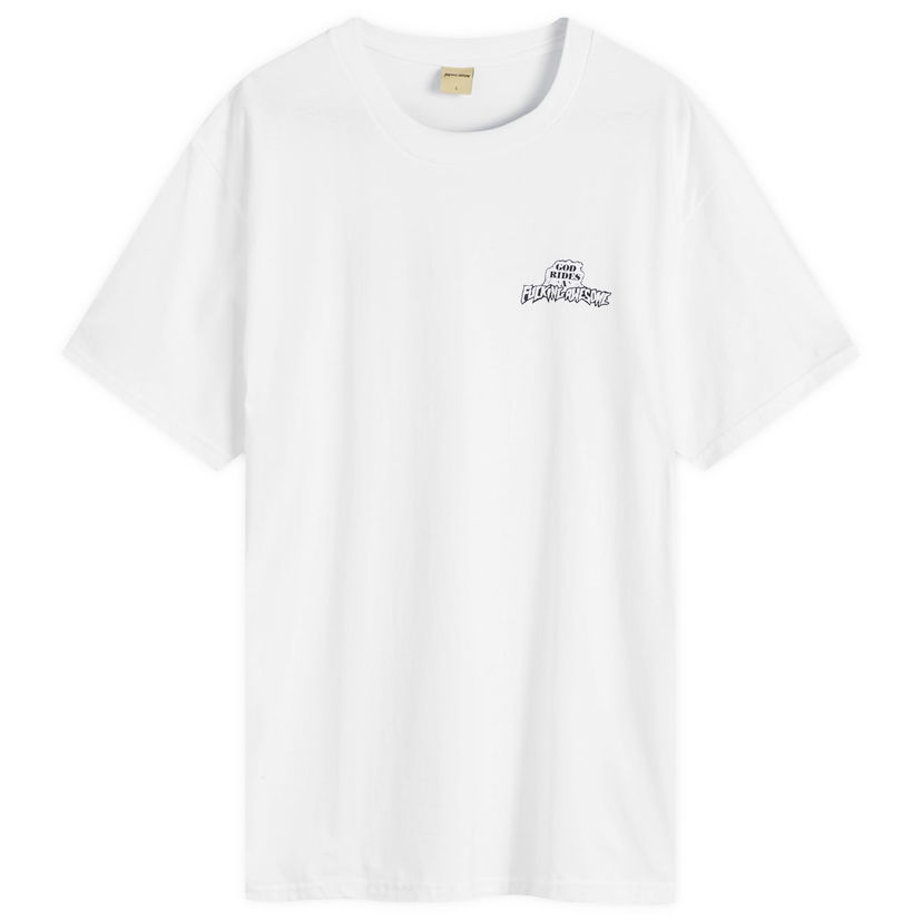 T-paita Fucking Awesome God Rides T-Shirt Large Valkoinen | FA2031-WHT