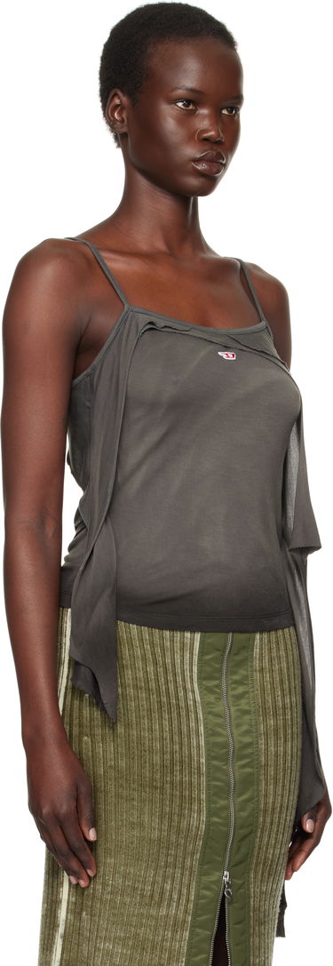 Tankkitoppi Diesel T-Malo Distressed Tank Top Harmaa | A14067 0IPAL, 1