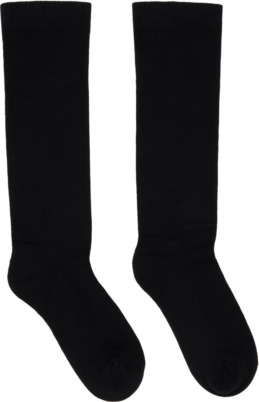 Sukat Rick Owens DRKSHDW Concordians Pentagram Knee High Socks Musta | DA02E7468 SOCKC