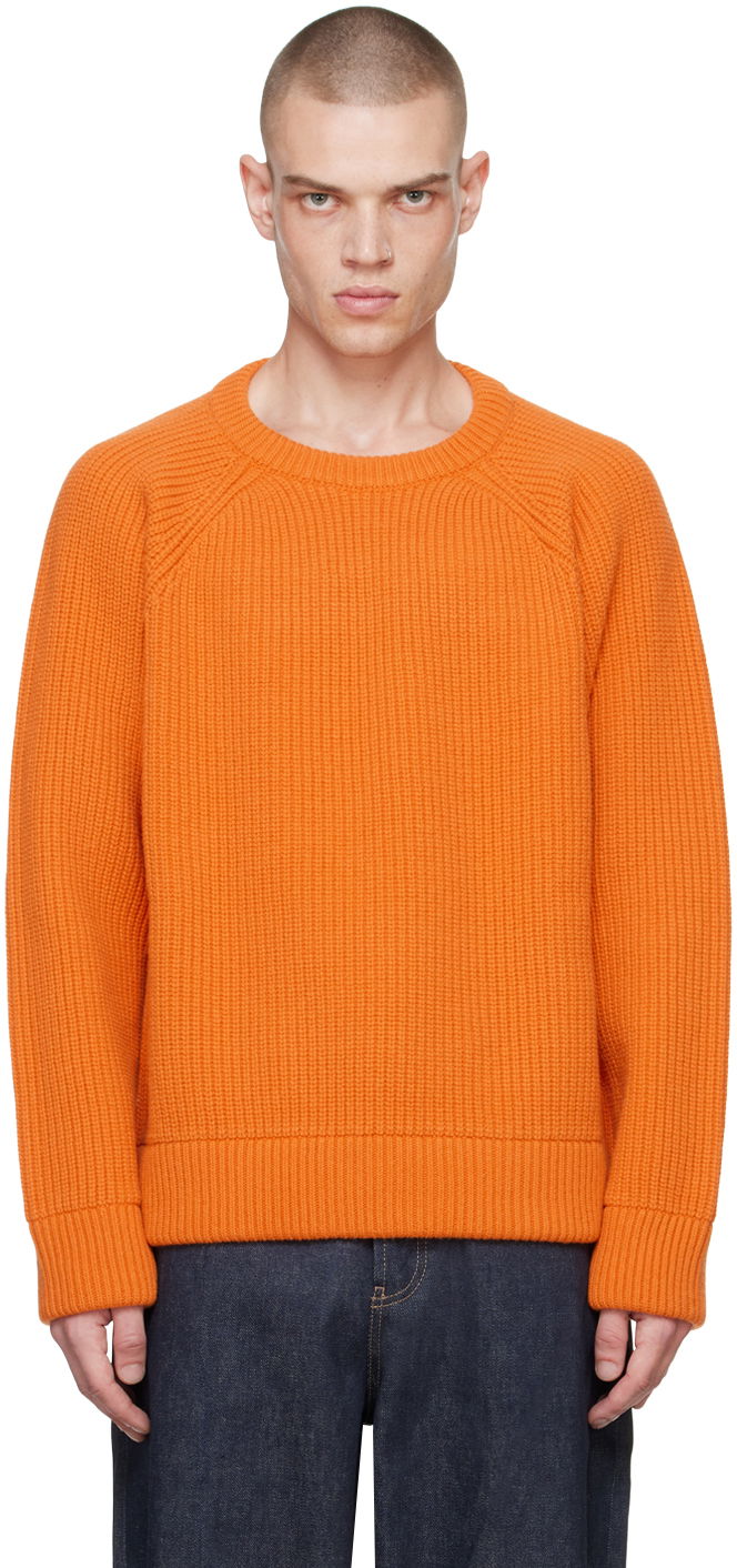 Villapaita Valentino Orange Crewneck Sweater Oranssi | 5V0KC31CAGY