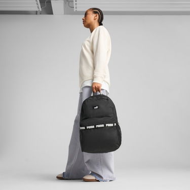 Reppu Puma Phase Tape Backpack Musta | 091170-01, 4