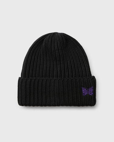 Pipo Needles Merino Wool Beanie Musta | PU063-D-BLACK, 2