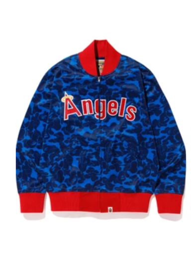 Takki BAPE Mitchell & Ness x Angels Jacket Sininen | 001LJF731913XBLB